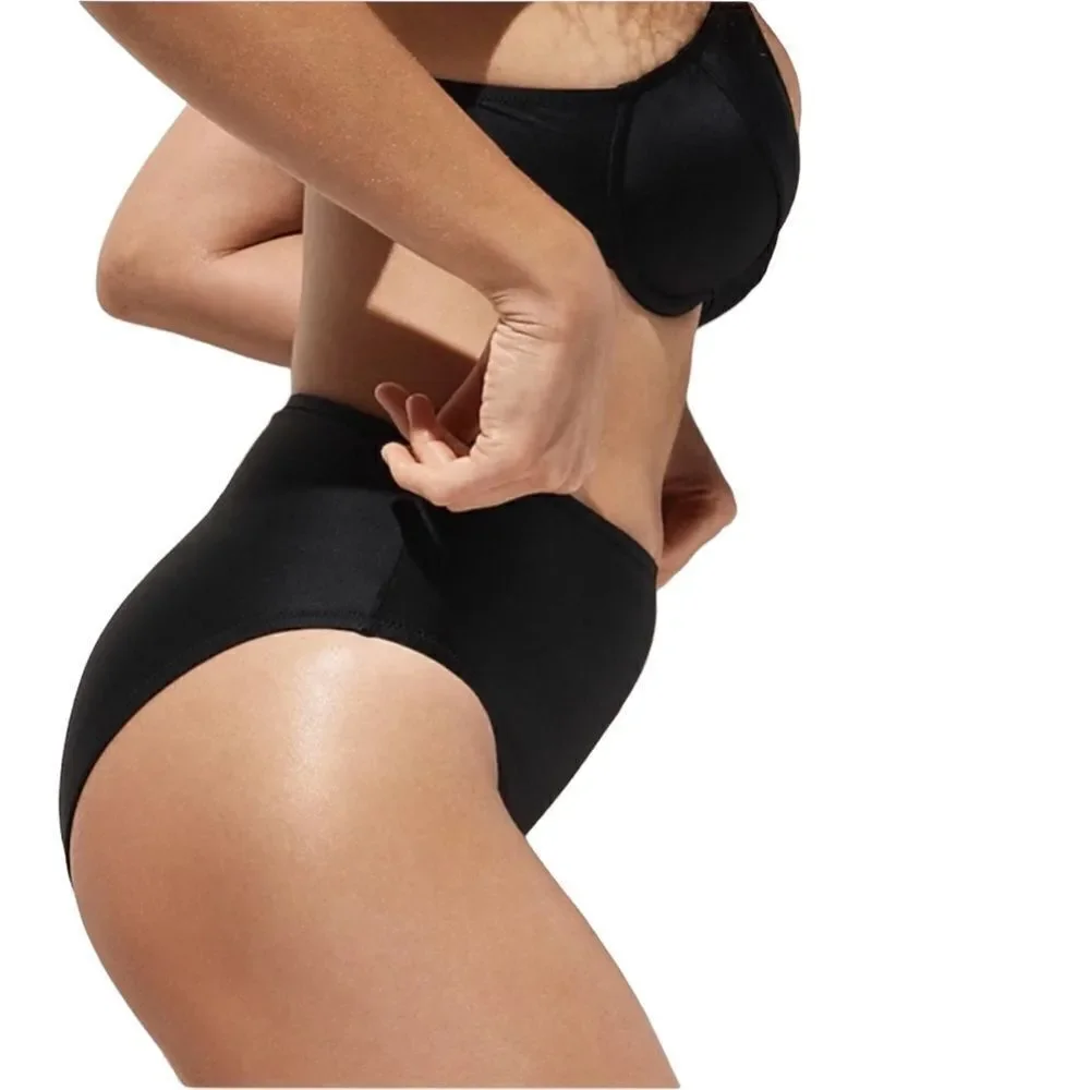 J Crew Navy Blue High Rise Bikini Bottom Sz 3X NWT